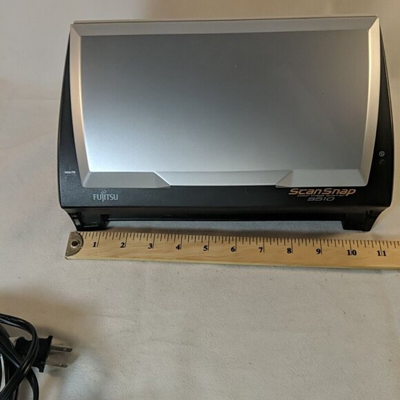 Fujitsu ScanSnap S510 Color Image Scanner Silver with Adapter Connection Cables - Picture 15 of 16